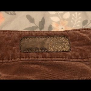 AG camel super skinny fit jegging cord